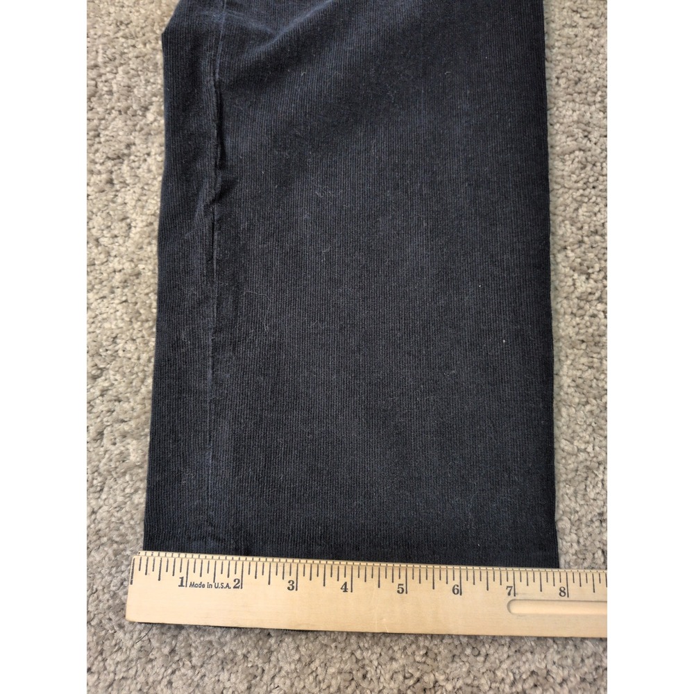Lauren Ralph Lauren Mens Navy Blue Corduroy Pants Straight Leg 34W x 34L Stretch - Picture 7 of 8